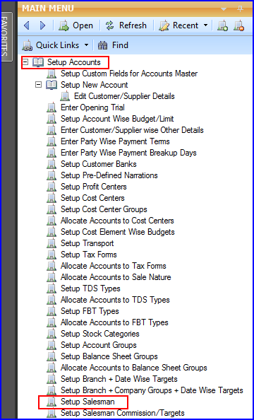 Setup Salesman-1